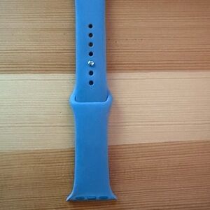Apple Watch Blue Silicone Smartwatch Band
